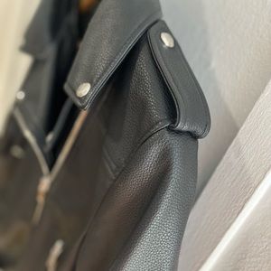 Faux leather jacket